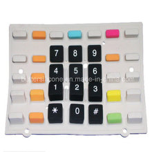 Двухцветная клавиатура с силиконовой резиной